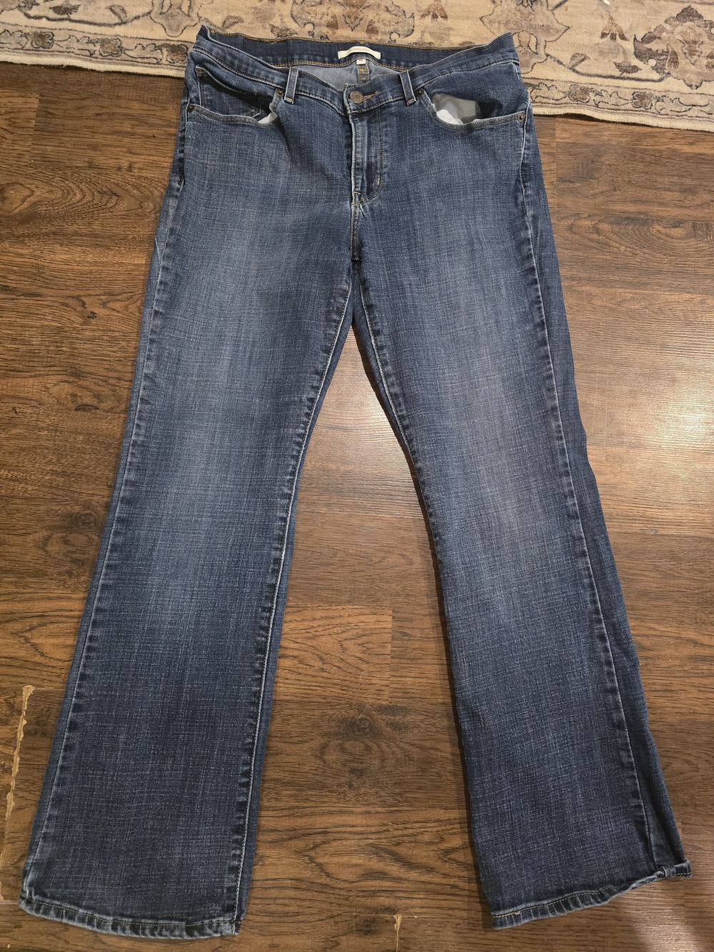 Levi's Women's Dark Blue Flare Jeans